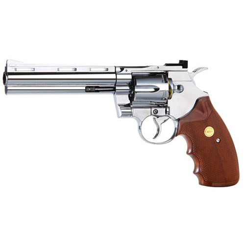 KWC KM68CDN 6 Inch Silver Steel BB Revolver