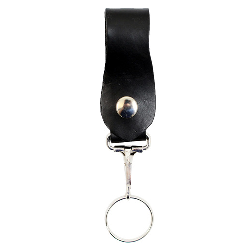 Genuine Leather Black Key Chain