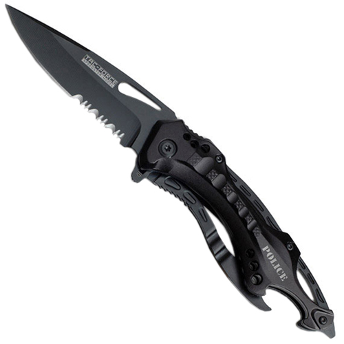Master Cutlery Tac-Force Half Serrated Blade Folding Knife