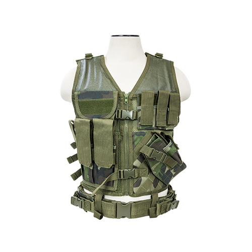 NcStar Tactical Woodland Camo Vest