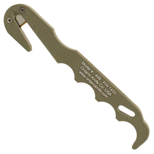 OKC Model 4 - 499 Tan Strap Cutter with Sheath