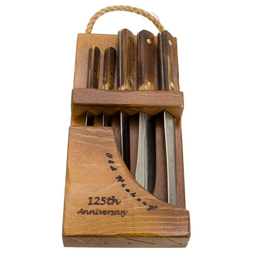 Ontario Old Hickory 5 Piece Cutlery Block Set