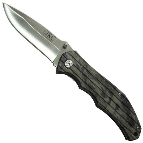 OKC International Camo Folding Knife