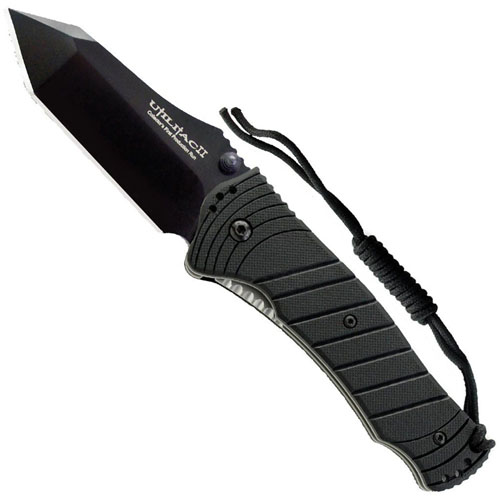 OKC JPT 4S Tanto Black Square Handle BP