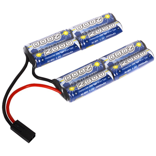 Intellect 9.6V- 2000 mAh Double Twin Battery