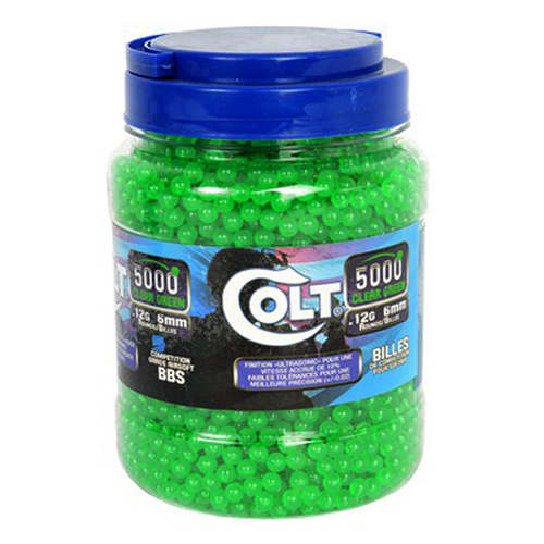 .12g Colt Green Airsoft BBs - 5000ct