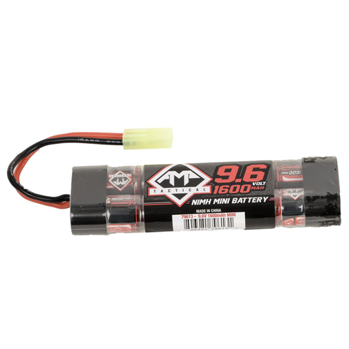 1600mAh 9.6V NiMH Mini Airsoft Battery