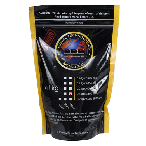 Bioval .30g 3300ct White BBs - Bag