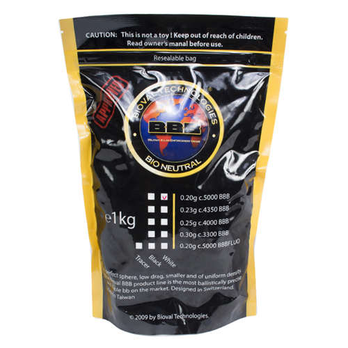 Bioval .20g 5000ct White BBs - Bag