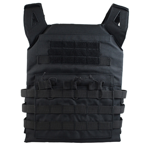 Protective Tactical Plate Carrier (Black)
