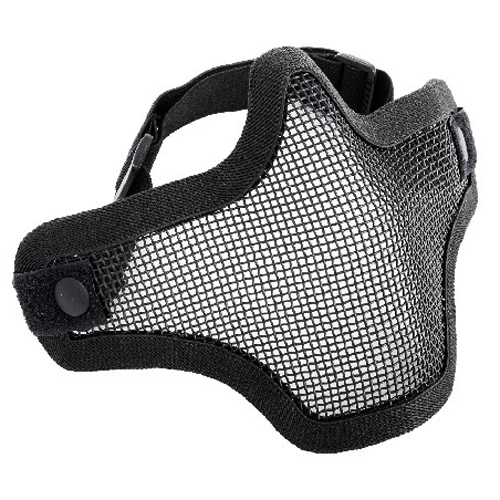 Half Airsoft Mask (Black)