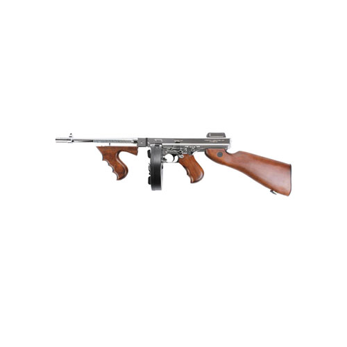 King Arms M1928 HI Grade Silver Thompson Airsoft Rifle