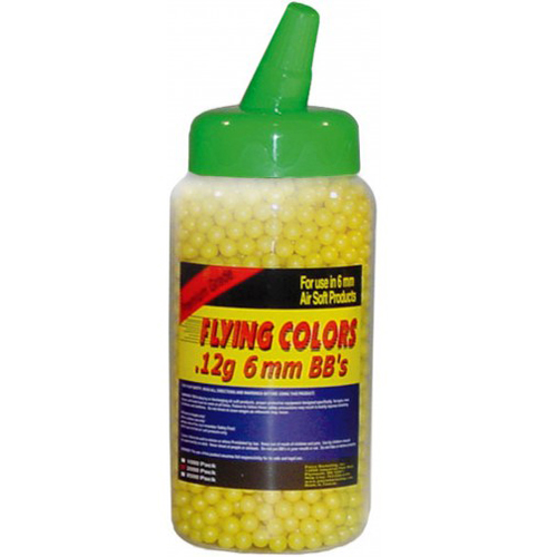 .12g Flying Colors Yellow Airsoft BBs - 2000ct