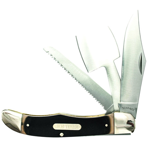 Schrade Old Timer Folder With Clip Point Hatchet