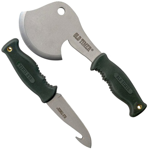Schrade Hatchet And Gut Combo Set With Nylon Balastic Sheath