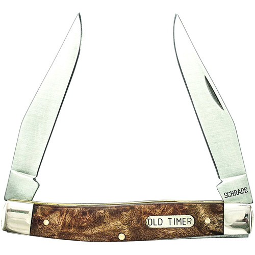 Schrade Game Muskrat 4 Inches Closed With Iron Wood Handle