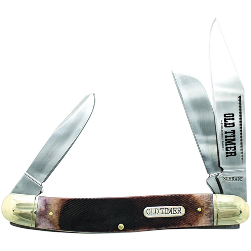Schrade OT Lumberjack Stockman Folding Pocket Knife