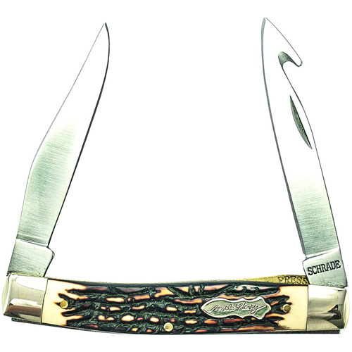 Schrade Uncle Henry Pro Skinner 2 Blade Muskrat Folding Knife