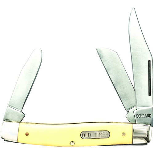Schrade 4 Inches Closed Senior Yellow