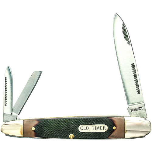 Scharde, Old Timer Cigar Whittler 4 Inches 3 Blade Folder