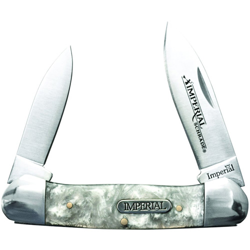 Schrade Imperial Cracked Ice Large Canoe Folding Knife