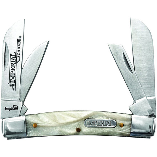 Schrade Imperial Stainless Steel 4 Blade Pocket Knife