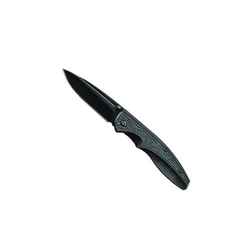 Schrade Blade Black Aluminum Handle 8 Inch Overall Folding Knife