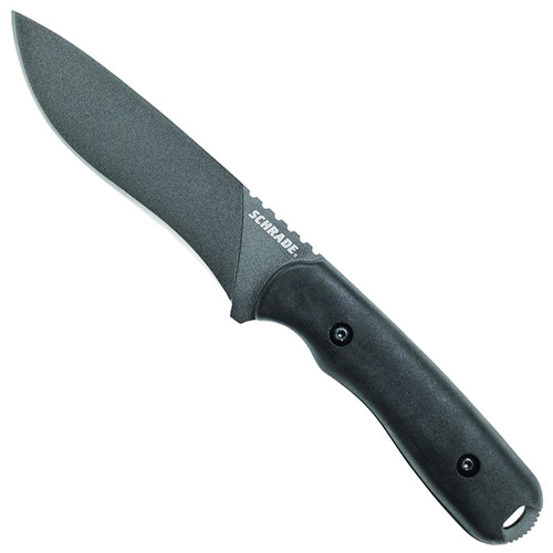 Schrade Grivory Handle Leather Sheath 9.95 Inch Fixed Blade Knife