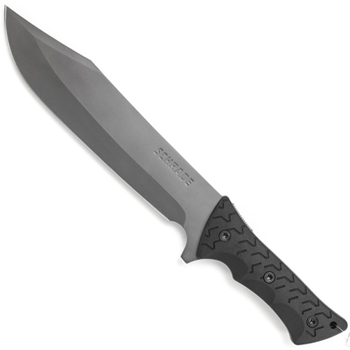 Schrade SCHF45 Full Tang Bowie Fized 10.35 Inch 8Cr13MoV Plain Blade Machete