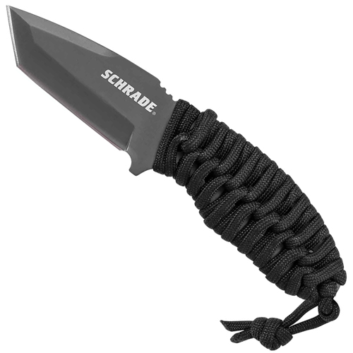 Schrade Full Tang Titanium Coated Fixed Neck Knife