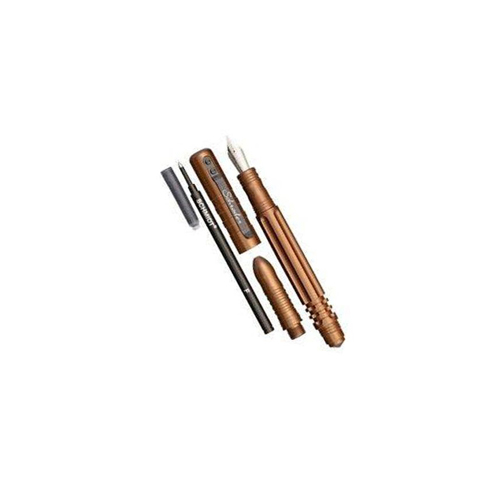 Schrade Brown Tactical Fountain And Roller Ball Pen