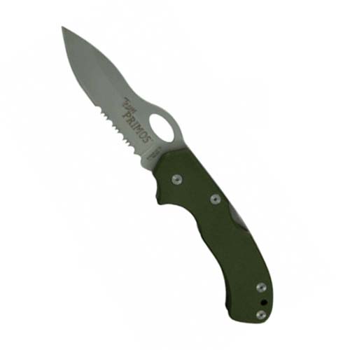 Schrade Primos Lockback Drop Point Blade Folding Knife