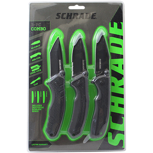 Schrade Tactical Knife 3 Piece Set