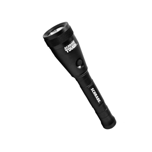 Schrade Tough Large Flashlight With Red White And Green LED Clam Pack