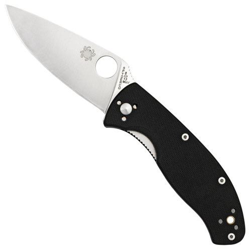 Spyderco Tenacious Black G-10 Plain Edge