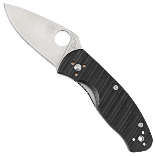 Spyderco Persistence Black G-10 Plain Edge