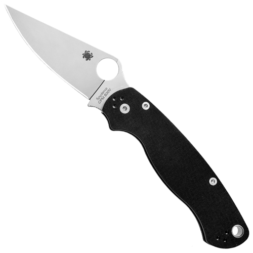 Spyderco Para Military2 Black G-10 Plain Edge