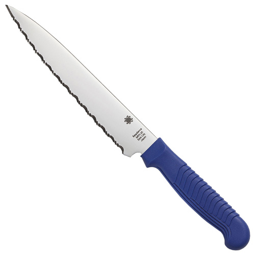 Spyderco 6 Inch Blue Kitchen Utility Knife