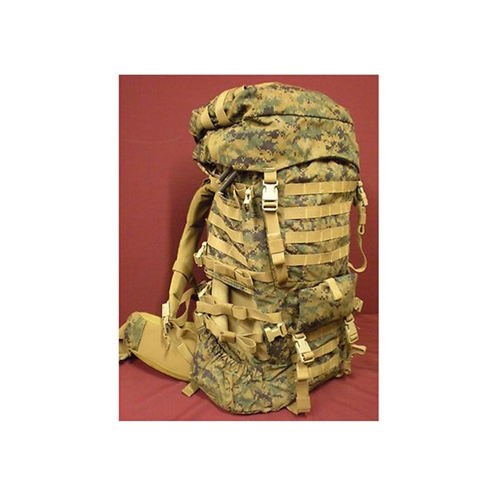 Surplus USMC ILBE Main Back Pack With Lid Belt Radio Pouch Marpat