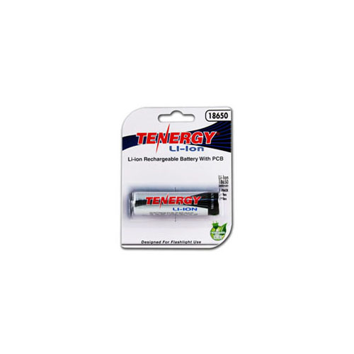 Tenergy 3.7v 2600mAh Protected Button Top Battery