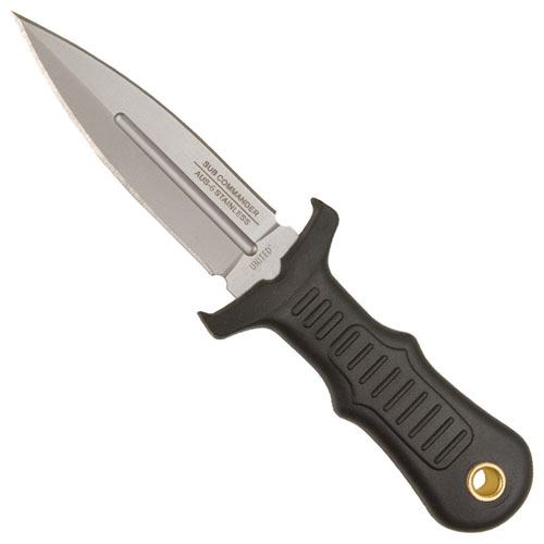 United Cutlery Black Combat Commander Mini Boot Knife