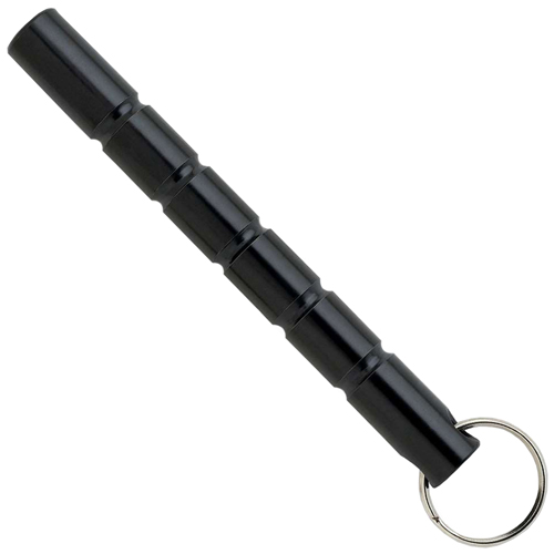 Tomahawk Black Aluminum Flat Kubaton Keyring