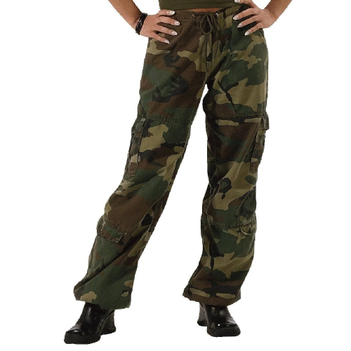 Ultra Force Camouflage Vintage Paratrooper Fatigues Pants 