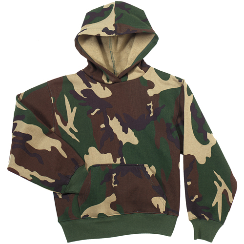 Kids Camo Pullover Hooded Sweatshirt