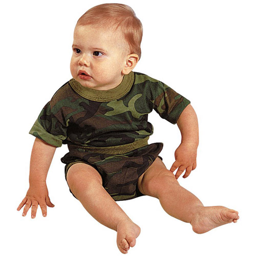Ultra Force Infant Woodland Camouflage Tshirt
