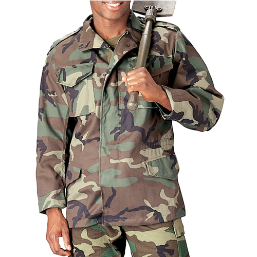 Mens M-65 Camo Field Jacket