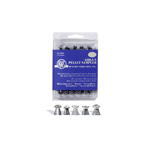 RWS .177 Caliber Pellet Sampler Airgun Ammunition