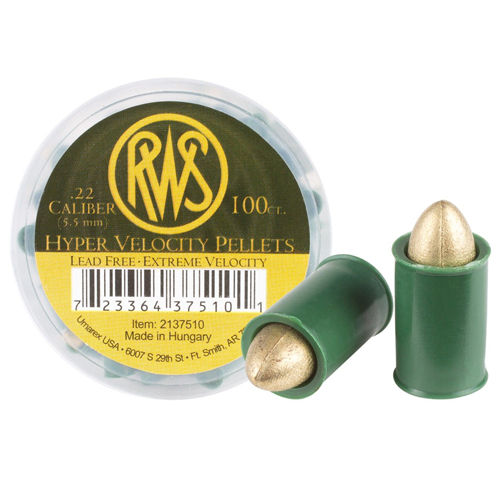 RWS HyperVelocity Pellets 0.22 cal Airgun Ammunition