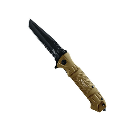 Walther Black Tac Tanto FDE Knife