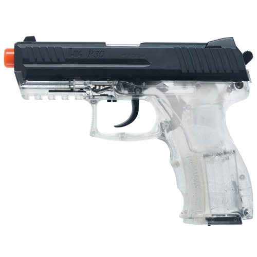 Heckler and Koch Clear P30 Spring with Metal Slide Airsoft Gun